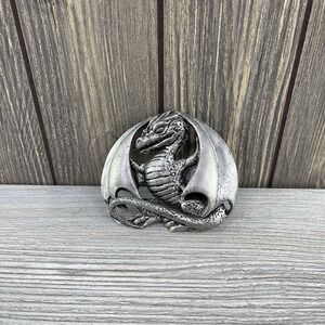 Dragon Belt Buckle Open Work 3D Rare Mystical Cosplay 2000 Mobtown  Vintage